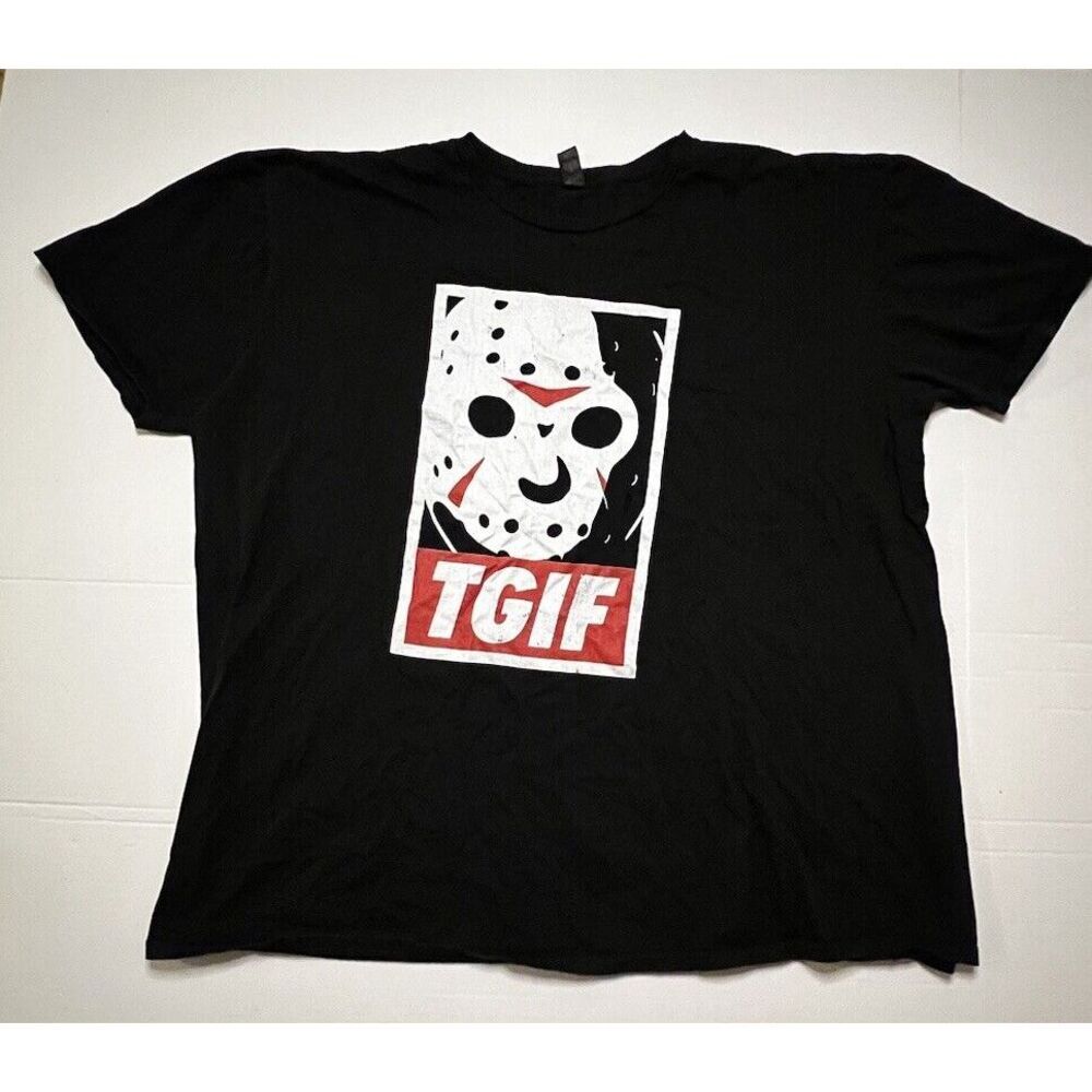 TGIF Jason Voorhees 3XL Shirt Friday the 13th Horror Humor Slasher‎  t-shirt